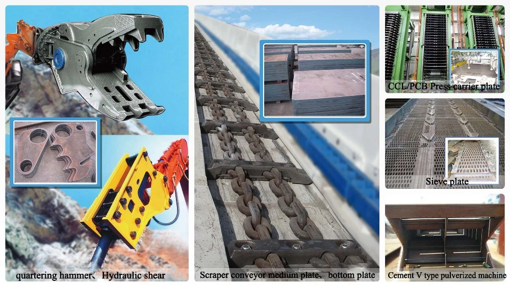 Plaque d'acier de /Wear de plat en acier de plat résistant à l'usure d'usage/plat résistants usage de Hardox avec la plaque d'acier résistante à l'usure de haute qualité/Jfe/plaque d'acier antiusure