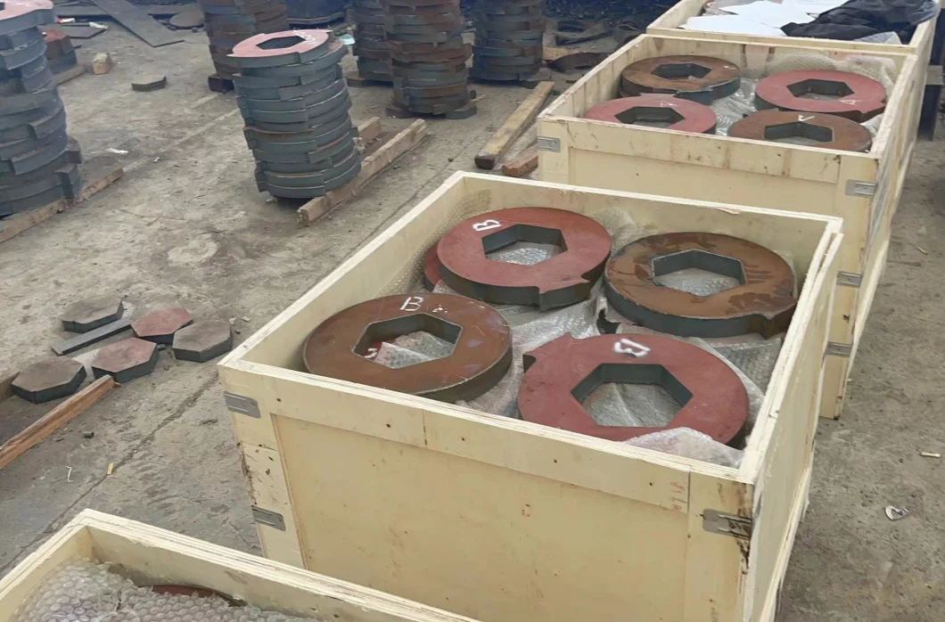 Coupe résistante à l'usure de plaque d'acier en tant qu'accessoires en acier de dessin de machine d'abattage de pièce d'usage