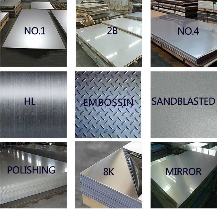 AISI 201 plat de feuille de l'acier inoxydable 316 316ti