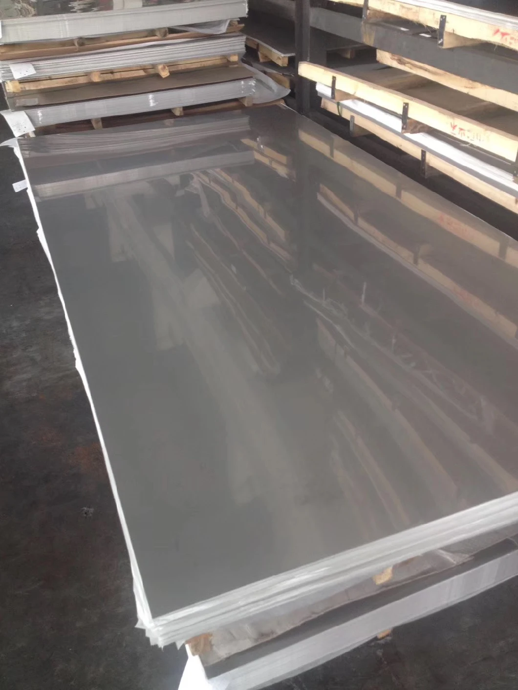 PVC laminé à froid plat épais de feuille de l'acier inoxydable 316ti de 1 millimètre