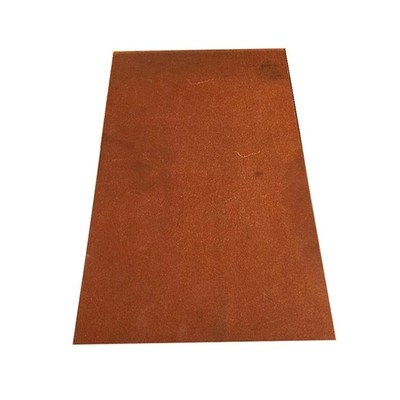 acier résistant aux intempéries plaque d'acier au carbone cortenA plaque d'acier résistant aux intempéries de 6 mm