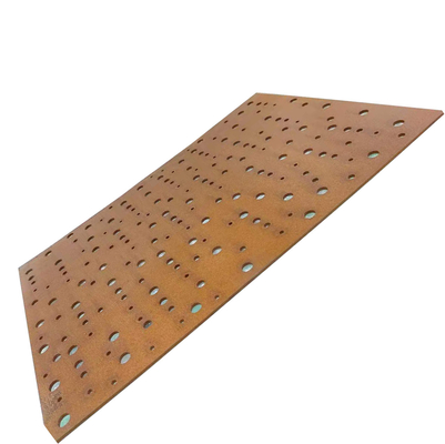 plaque d'acier 0.6m-3M AISI ASTM DIN de 0.8-1.2mm A588 Corten