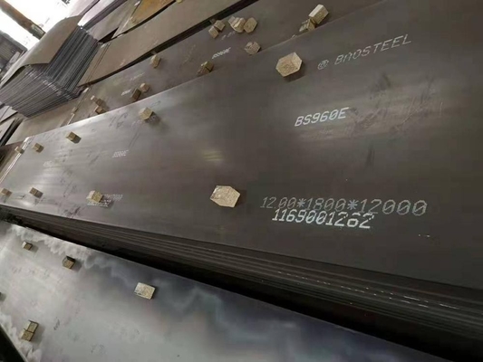Plaque d'acier 15mm d'alliage d'ASTM A572 Gr50 laminé à chaud pour la structure