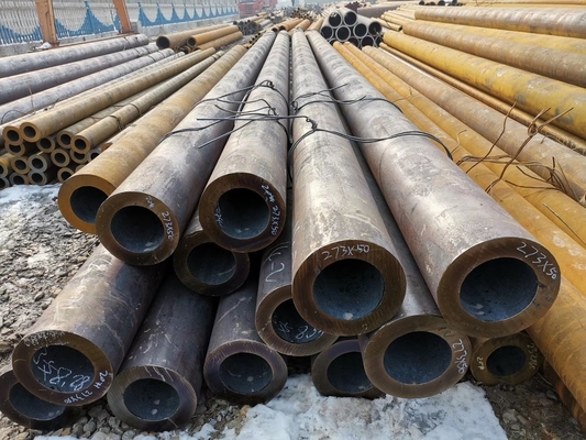 tube 0.6mm sans couture 0.7mm ASTM 0.8mm noir d'acier au carbone de 0.5mm laminés à chaud