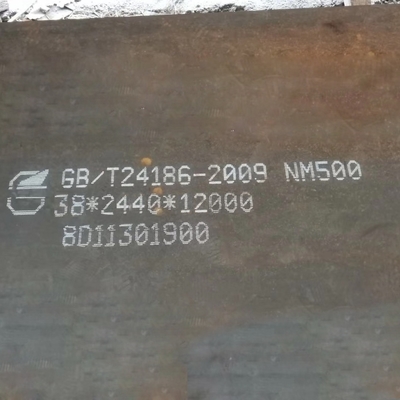 Résistant à l'abrasion adaptée aux besoins du client d'AR de plaque d'acier d'anti usure 2000mm