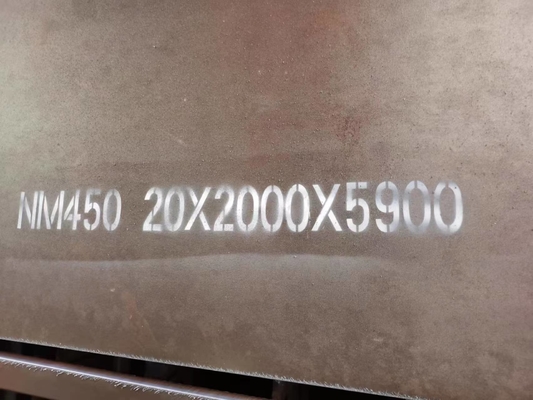 Plat 6mm gigaoctet DIN de feuille d'acier au carbone de résistance à l'usure AR500 pour des machines d'exploitation