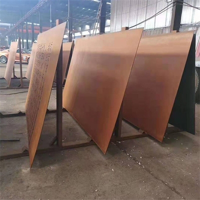 acier résistant aux intempéries plaque d'acier au carbone cortenA plaque d'acier résistant aux intempéries de 6 mm