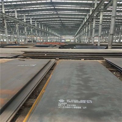 tôle d'acier doux laminée à chaud tôle d'acier résistante aux intempéries Q235NH Q355NH